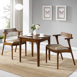 젠틱가구 로젠느 원목 러브테이블세트 월낫 정사각 신혼 우드