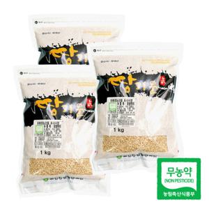 [고산농협] 친환경 땅기운 찹쌀현미 1kgx3팩(3kg)
