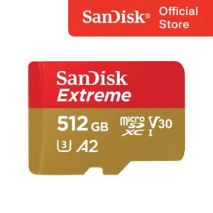 샌디스크 익스트림 microSDXC 512GB 512기가 메모리 4K UHD 촬영 최적화 다양한장치호환 뛰어난내구성 마이크로SD카드 Extreme SDSQXAV
