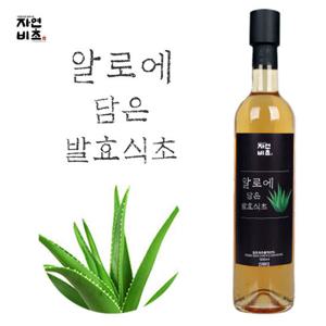 자연비초 알로에 담은 발효식초 500ml 무설탕 전통발효