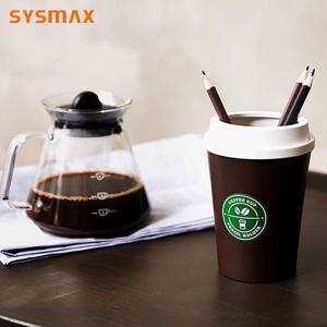 시스맥스 커피컵 펜슬홀더/펜꽂이/펜슬홀더/책상정리용품/데스크