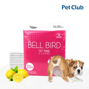[펫클럽] 벨버드 엑스라지패드 20매, 강아지 배변패드