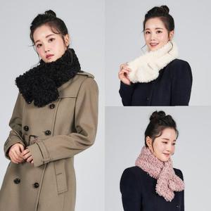 [블루피오레] 인조 양털 홀 머플러 BF2022