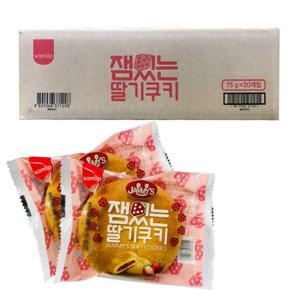 삼립 잼있는딸기쿠키 75g 1박스 (20개입) 2개