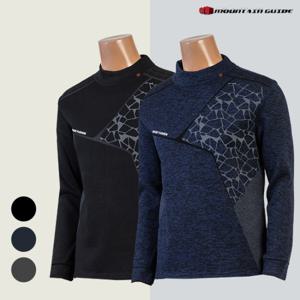 [마운틴가이드]겨울등산복/남성 라운드 등산티셔츠 WFM-T94-9412
