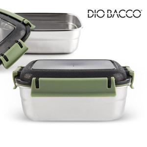 디오바코 스텐 밀폐용기 벌크 직사각 550ml / 반찬통