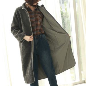 [웬디즈갤러리]리버시블 양털 롱코트 TCT003