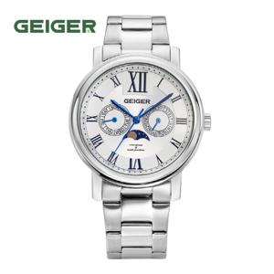 가이거 남성 문페이즈 메탈 시계 GE8025WS_M