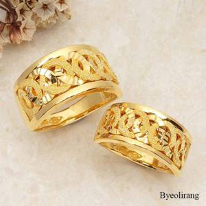 [Byeolirang]24k 순금 커플반지(HJ24k0020)18.75g