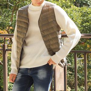 [더맨쉽] 커플룩 슈퍼 라이트 덕다운 패딩조끼 SHTPD10081