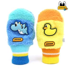 키즈노리] 팬콧 배색 엄지 폴라장갑/아동/어린이/유아/아기