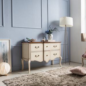 [퍼니프랑] 엔틱가구 RG 22 로사 아이보리 화장대 겸용 콘솔