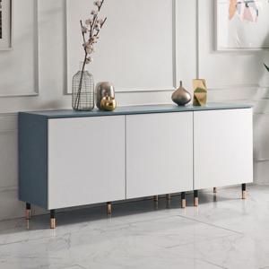 비앙스 켈른 터쿼이즈 1800 높은거실장B 수납장