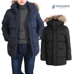 [필골드] 라쿤 오리솜털 퀄팅 후드 패딩점퍼 JP322n323