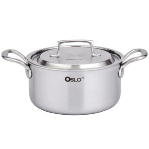 오슬로 인덕션 바이젠 통5중 304스텐 양수냄비18cm