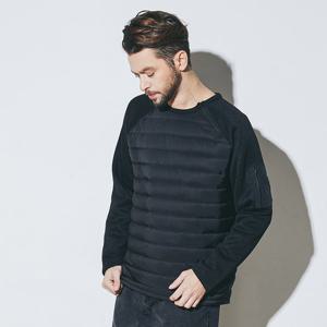 가로 퀼팅 패치 랍바 티셔츠CTS18SKMT103