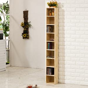 포메리트 삼나무 타워형 틈새CD장 9칸