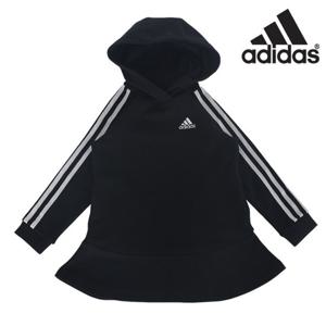 아디다스 키즈 삼선 후드 기모 원피스 매장판-CK1102
