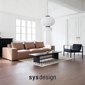 [11.24-30 GS블랙위크세일][시스디자인] 맥슨 이태리 천연면피가죽 4인 소파