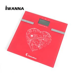 아이워너 체지방 디지털 체중계(BF3200) 150kg 핑크