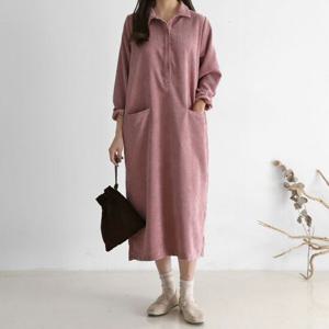 빅사이즈 에코골덴원피스 44-77 임산부 겨울 임부복