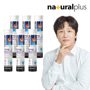 내츄럴플러스 잔티바 발포 칼슘 마그네슘 비타민D 6통(90일분)