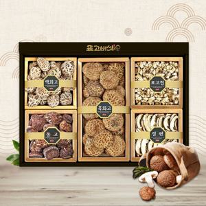 표고버섯 선물세트 종합1호[백화고,흑화고,동고,표고칩,절편]