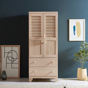 나무뜰 웰 편백나무 800 서랍 원목 장롱 FMF154C (착불)