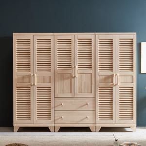 나무뜰 웰 편백나무 2400 서랍 원목 장롱 FMF163C (착불)