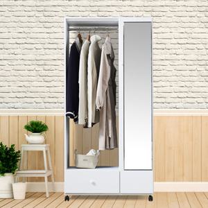 애르빈 이동식 전신거울 도어형 수납 행거