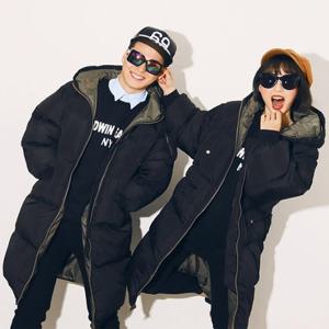 남녀공용 오버핏 롱패딩 DHH-C15