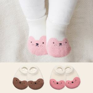 [하이베이비클럽]기모 주근깨덧신/유아덧신/유아양말/아기덧신/