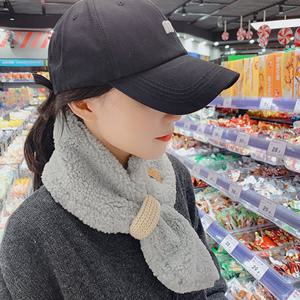 [유니제이] 볼드 뽀글이 양털 머플러 A9MS6U2041