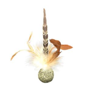 캣완트 꿩깃털 캣닢 볼 NF208 고양이장난감