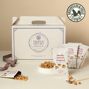 [산과들에] 코코넛칩 원데이그래놀라 오리지널 30봉 선물세트 (한끼시리얼)