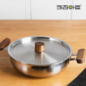 키친아트 멘토 전골 냄비 24cm 인덕션 스텐냄비