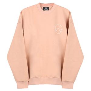 WOONG 남성 맨투맨 코헤미안 핑크 오버핏 WM91406