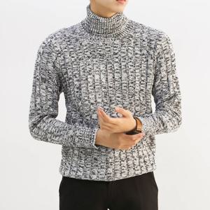 [더맨쉽] 믹스 보카시 목폴라 니트 EYTPT30033