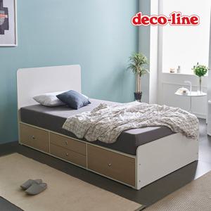 데코라인 코넬 피카 일반 수납 침대 프레임 SS DKN062C (착불)