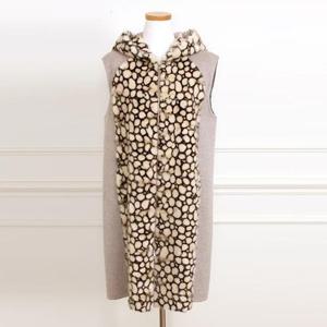 P19-1 밍크 레오파드 캐시미어 베스트