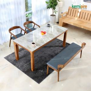 케미에르 티아모 4인 세라믹 원목식탁SET KHD-855