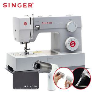 재봉틀 준공업 오버록 가정용 미싱 싱거4411/무선청소기 확장테이블 포함