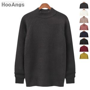 [후앙스] 데일리 하찌 나그랑 반목폴라 니트 DMPT1057