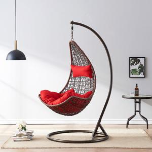 수오 사랑 라탄 흔들 그네의자