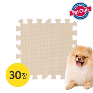 펫클럽 벨버드 댕댕이 퍼즐매트10p 베이지 X3개묶음
