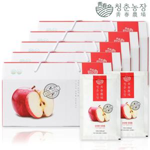 청춘농장 신선한 사과즙 5박스 총 150포