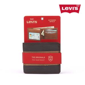 [리바이스] WL07 브라운 남성 지갑 WL07