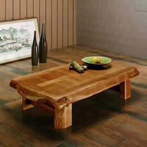 [마루엔개비] 우리참마루 십자중틀 원목 좌식테이블 130사이즈