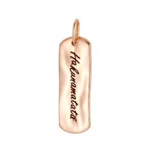 [도로시] 14k 하쿠나마타타 레터링 펜던트_소_커플추천