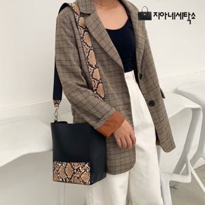 [지아네세탁소] 스네이크버킷백 크로스백 토드백 여성가방